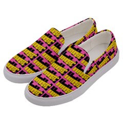 Haha - Nelson Pointing Finger At People - Funny Laugh Men s Canvas Slip Ons by DinzDas