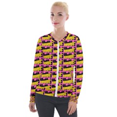 Haha - Nelson Pointing Finger At People - Funny Laugh Velour Zip Up Jacket by DinzDas