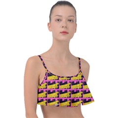 Haha - Nelson Pointing Finger At People - Funny Laugh Frill Bikini Top by DinzDas