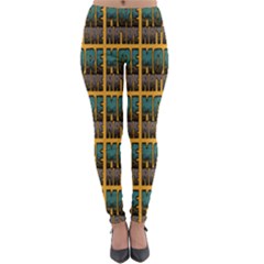 More Nature - Nature Is Important For Humans - Save Nature Lightweight Velour Leggings by DinzDas