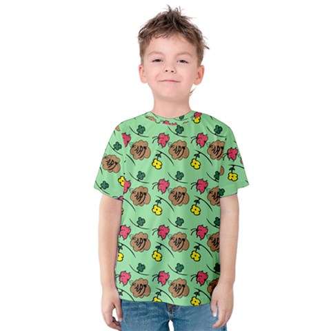 Lady Bug Fart - Nature And Insects Kids  Cotton Tee by DinzDas