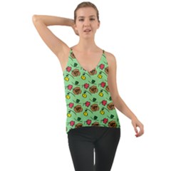 Lady Bug Fart - Nature And Insects Chiffon Cami by DinzDas