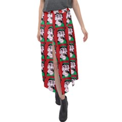 Village Dude - Hillbilly And Redneck - Trailer Park Boys Velour Split Maxi Skirt by DinzDas