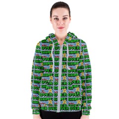 Game Over Karate And Gaming - Pixel Martial Arts Women s Zipper Hoodie by DinzDas