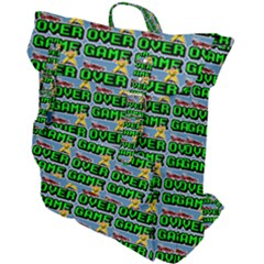 Game Over Karate And Gaming - Pixel Martial Arts Buckle Up Backpack by DinzDas