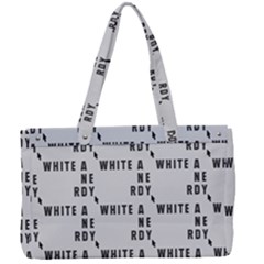 White And Nerdy - Computer Nerds And Geeks Canvas Work Bag by DinzDas