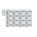 White And Nerdy - Computer Nerds And Geeks Canvas Cosmetic Bag (Medium) View1