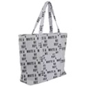 White And Nerdy - Computer Nerds And Geeks Zip Up Canvas Bag View2