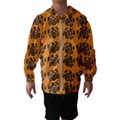 Inka Cultur Animal - Animals And Occult Religion Kids  Hooded Windbreaker by DinzDas