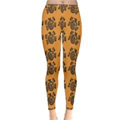 Inka Cultur Animal - Animals And Occult Religion Inside Out Leggings by DinzDas