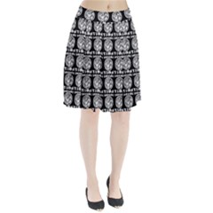 Inka Cultur Animal - Animals And Occult Religion Pleated Skirt by DinzDas