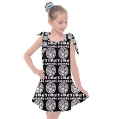 Inka Cultur Animal - Animals And Occult Religion Kids  Tie Up Tunic Dress by DinzDas