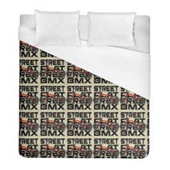 Bmx And Street Style - Urban Cycling Culture Duvet Cover (full/ Double Size) by DinzDas