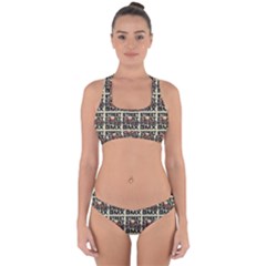 Bmx And Street Style - Urban Cycling Culture Cross Back Hipster Bikini Set by DinzDas