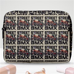 Bmx And Street Style - Urban Cycling Culture Make Up Pouch (large) by DinzDas