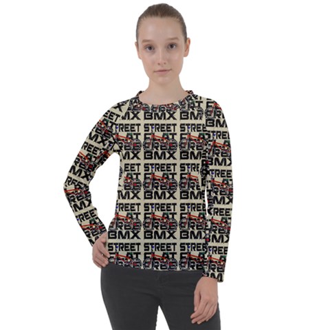 Bmx And Street Style - Urban Cycling Culture Women s Long Sleeve Raglan Tee by DinzDas