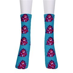 Little Devil Baby - Cute And Evil Baby Demon Men s Crew Socks by DinzDas