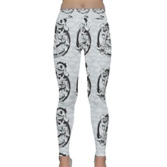 Monster Party - Hot Sexy Monster Demon With Ugly Little Monsters Classic Yoga Leggings by DinzDas