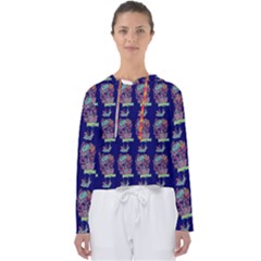 Jaw Dropping Horror Hippie Skull Women s Slouchy Sweat by DinzDas