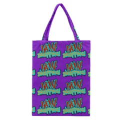 Jaw Dropping Comic Big Bang Poof Classic Tote Bag by DinzDas