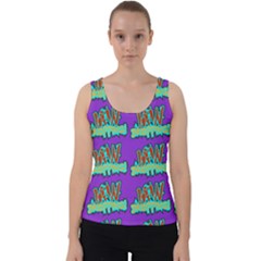 Jaw Dropping Comic Big Bang Poof Velvet Tank Top by DinzDas