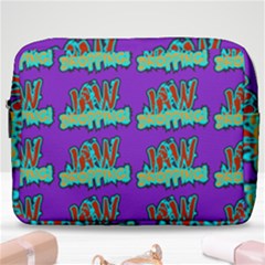 Jaw Dropping Comic Big Bang Poof Make Up Pouch (large) by DinzDas