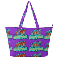 Jaw Dropping Comic Big Bang Poof Full Print Shoulder Bag by DinzDas