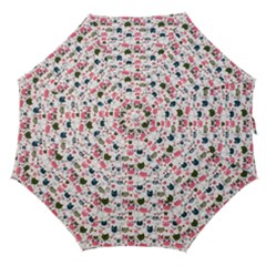 Adorable Seamless Cat Head Pattern01 Straight Umbrellas by TastefulDesigns