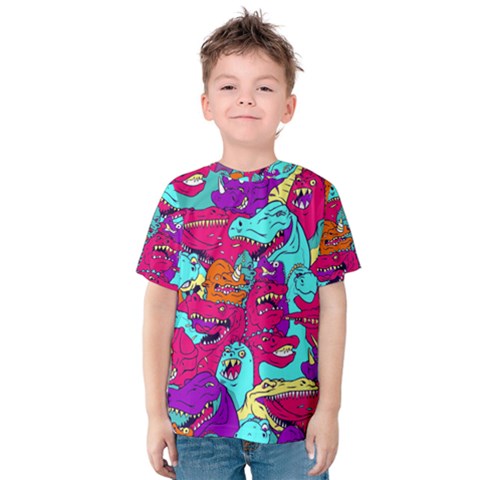 Dinos Kids  Cotton Tee by Sobalvarro