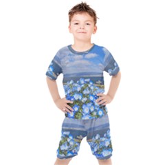 Floral Nature Kids  Tee And Shorts Set by Sparkle