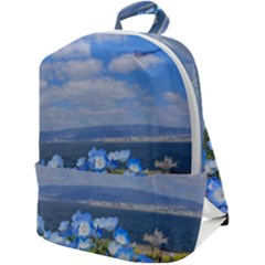 Floral Nature Zip Up Backpack by Sparkle