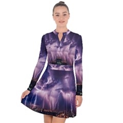 Spark Long Sleeve Panel Dress by Sparkle