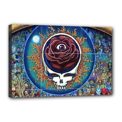 Grateful Dead Ahead Of Their Time Canvas 18  X 12  (stretched) by Sapixe