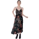 Raccoon Floral Tie Back Maxi Dress View1