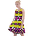 Colorful shapes                                                     Knee Length Skater Dress View1