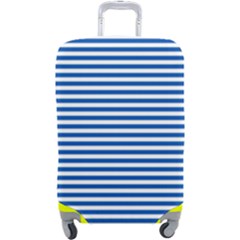 Classic Marine Stripes Pattern, Retro Stylised Striped Theme Luggage Cover (large) by Casemiro