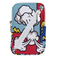 Rays Smoke Pop Art Style Vector Illustration Belt Pouch Bag (small) by Amaryn4rt