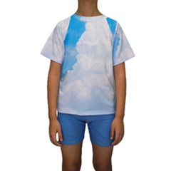 Sky Kids  Short Sleeve Swimwear by byali