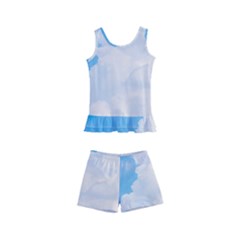 Sky Kids  Boyleg Swimsuit by byali