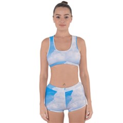 Sky Racerback Boyleg Bikini Set by byali