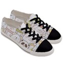 Cute-baby-animals-seamless-pattern Men s Low Top Canvas Sneakers View3