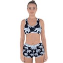 Elephant-pattern-background Racerback Boyleg Bikini Set View1