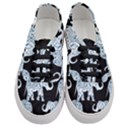 Elephant-pattern-background Women s Classic Low Top Sneakers View1