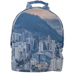 Aerial Cityscape Quito Ecuador Mini Full Print Backpack by dflcprintsclothing