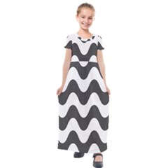 Copacabana  Kids  Short Sleeve Maxi Dress by Sobalvarro