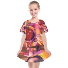 Fractured Colours Kids  Smock Dress by helendesigns