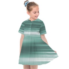 Tech Abstract Print Kids  Sailor Dress by dflcprintsclothing