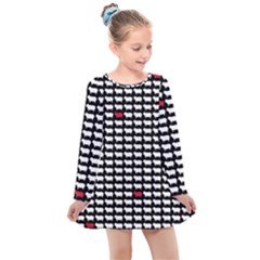 Herd Immunity Kids  Long Sleeve Dress by helendesigns