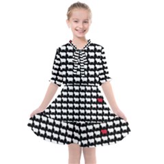 Herd Immunity Kids  All Frills Chiffon Dress by helendesigns