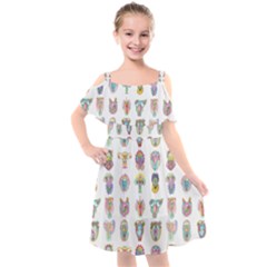 Female Reproductive System  Kids  Cut Out Shoulders Chiffon Dress by ArtByAng